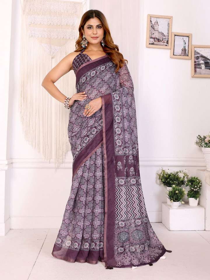 Vc Ragini A Chanderi Cotton Wholesale saree market in Surat