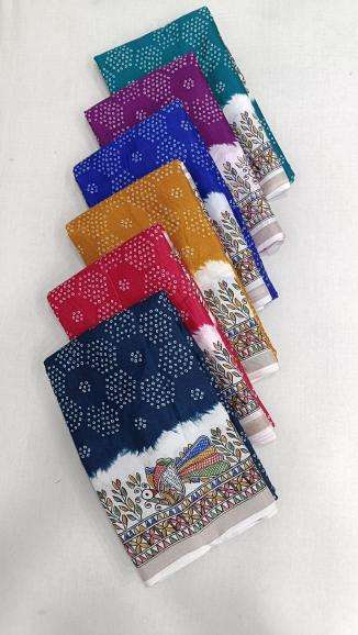 Vihaan pihuu print Indian saree manufacturers