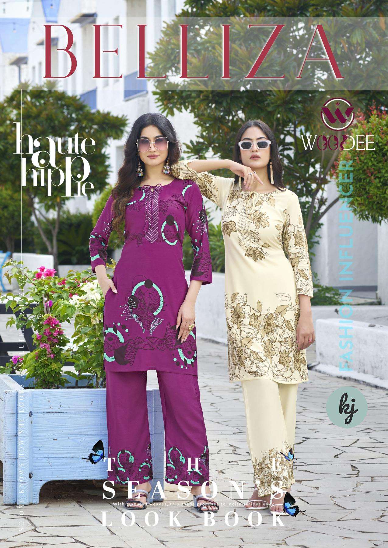 Woodee belliza coord set Designer kurti wholesale
