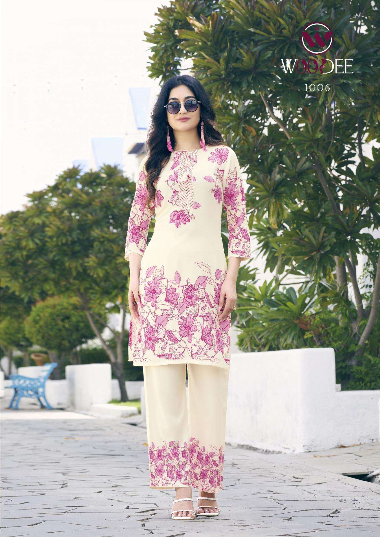 Woodee belliza coord set Designer kurti wholesale