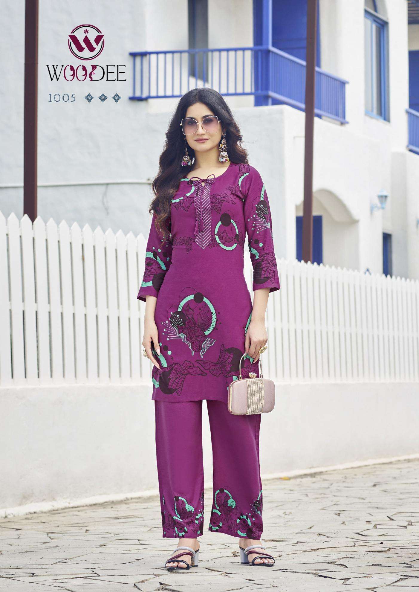 Woodee belliza coord set Designer kurti wholesale