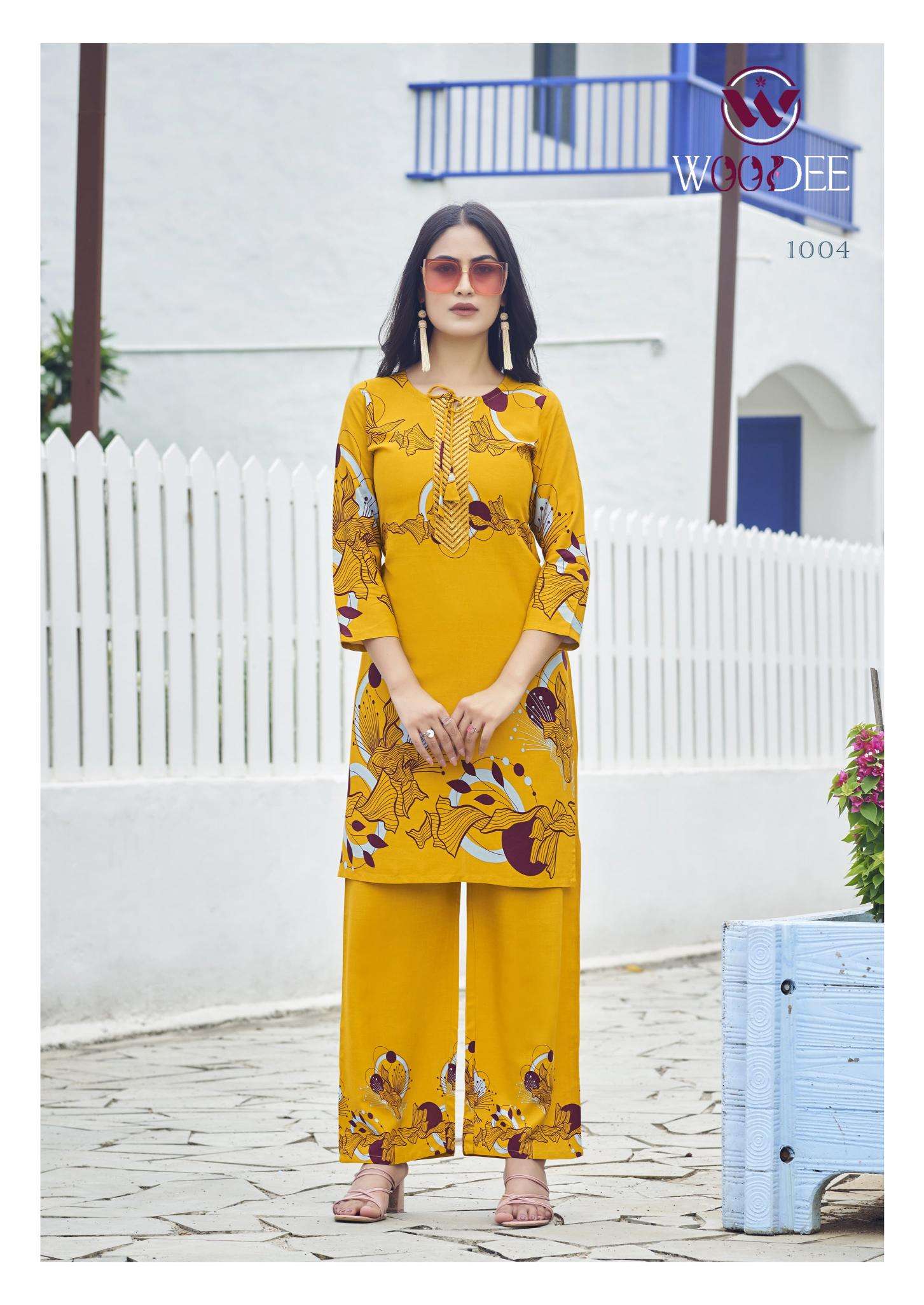 Woodee belliza coord set Designer kurti wholesale