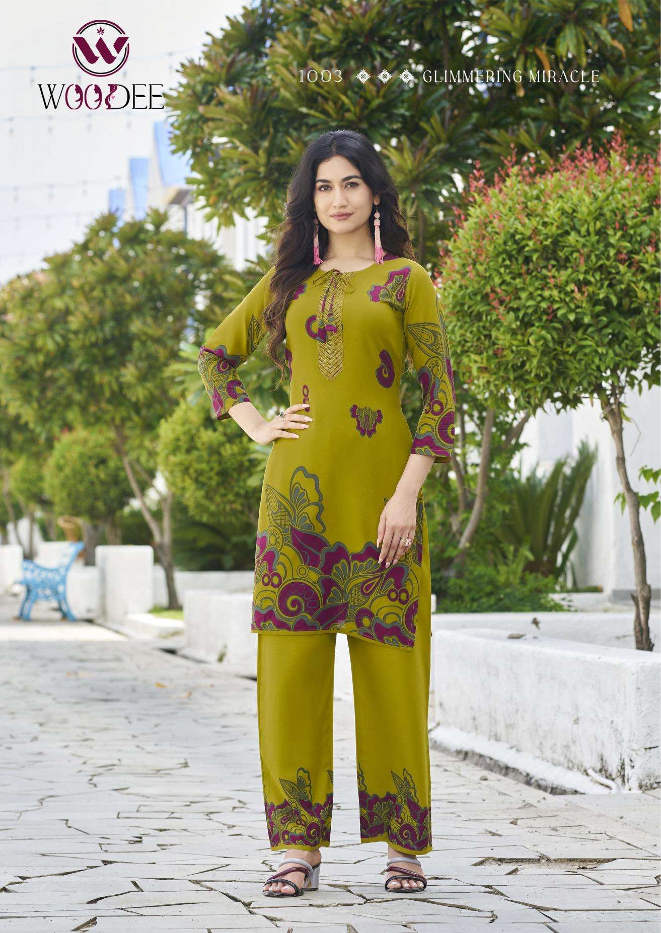 Woodee belliza coord set Designer kurti wholesale