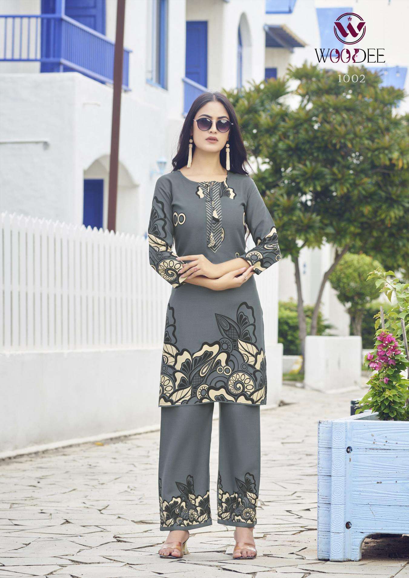 Woodee belliza coord set Designer kurti wholesale