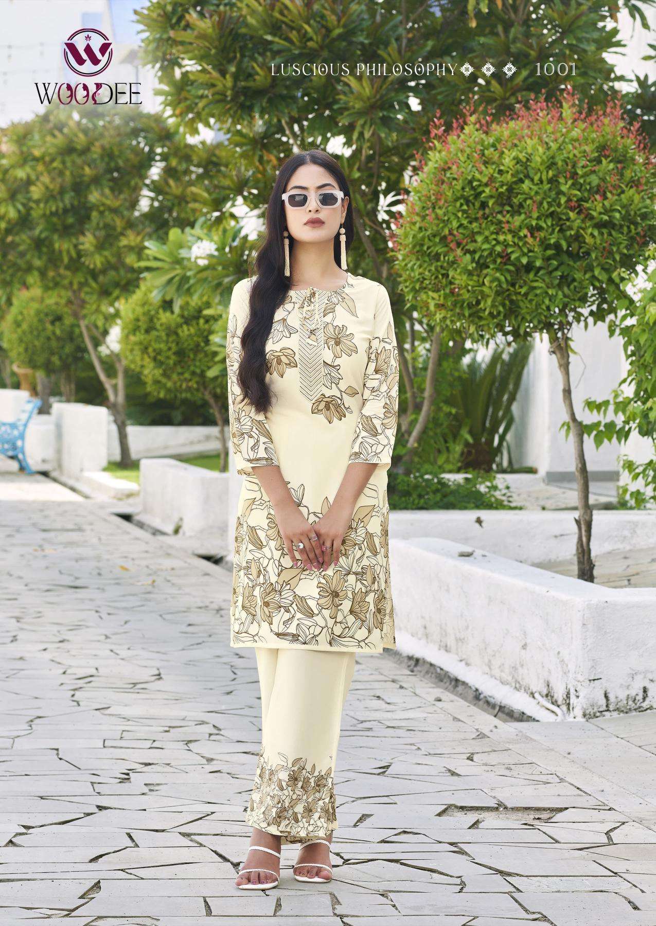 Woodee belliza coord set Designer kurti wholesale