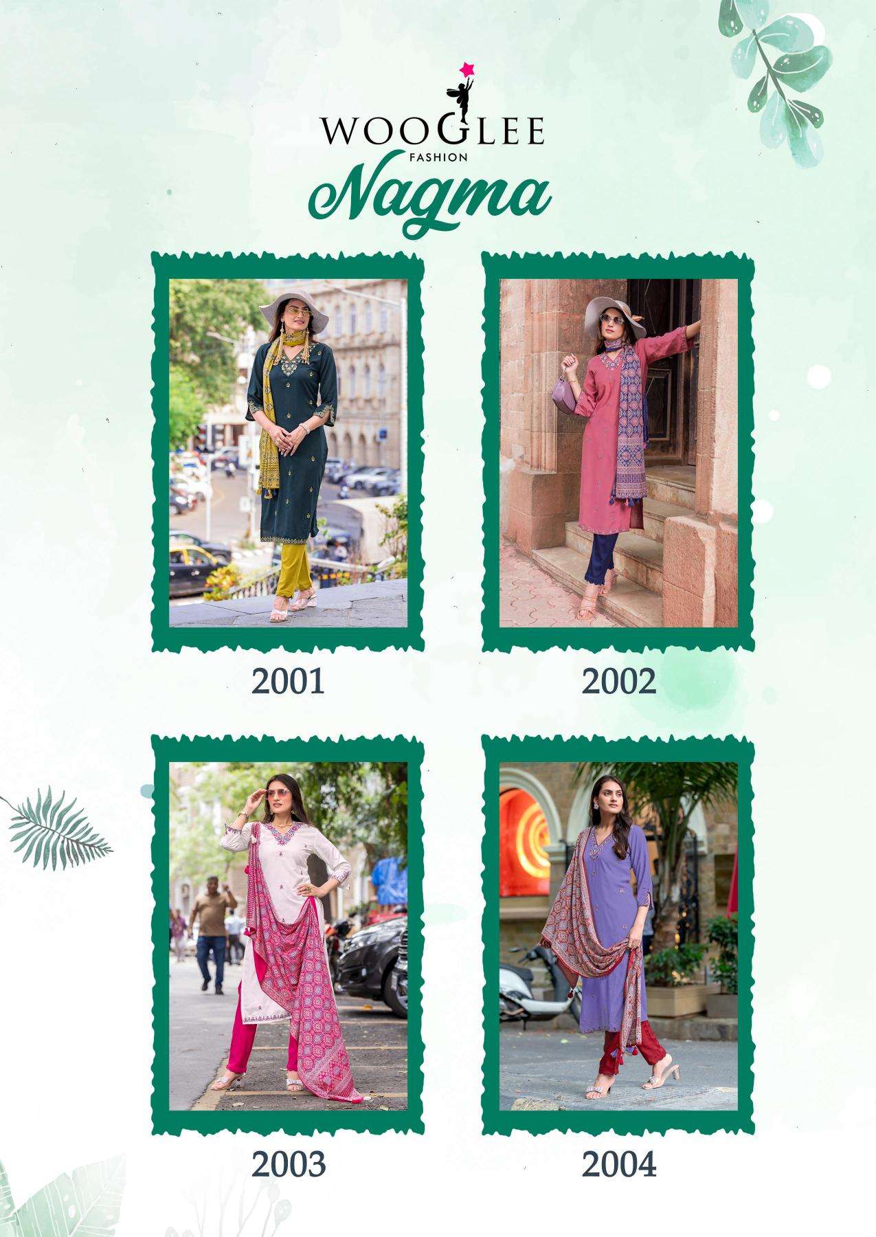 Wooglee nagma Wholesale market in Surat for Kurtis