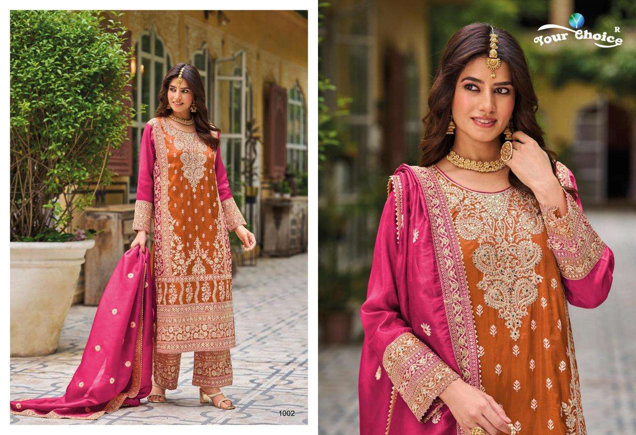 Your choice simmer gold Bulk Salwar Kameez supplier