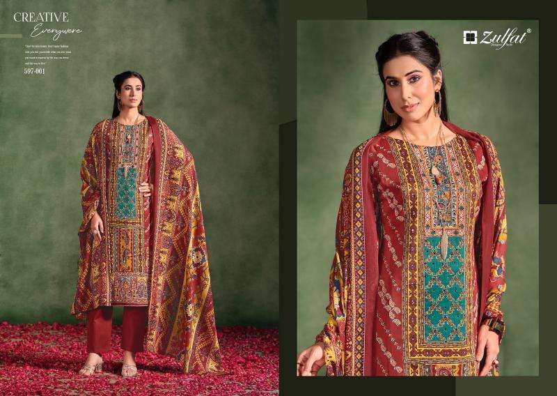 Zulfat raabta vol 2 Dress material manufacturers in Delhi