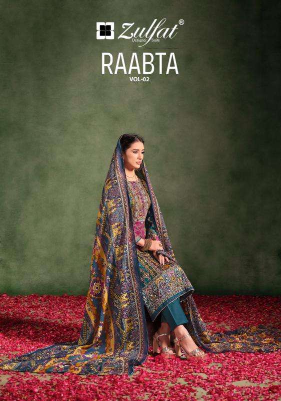 Zulfat raabta vol 2 Dress material manufacturers in Delhi