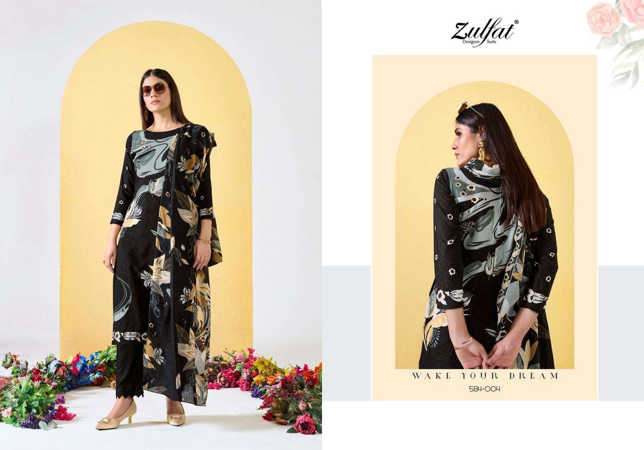 Zulfat zahavi vol 5 Dress material for women