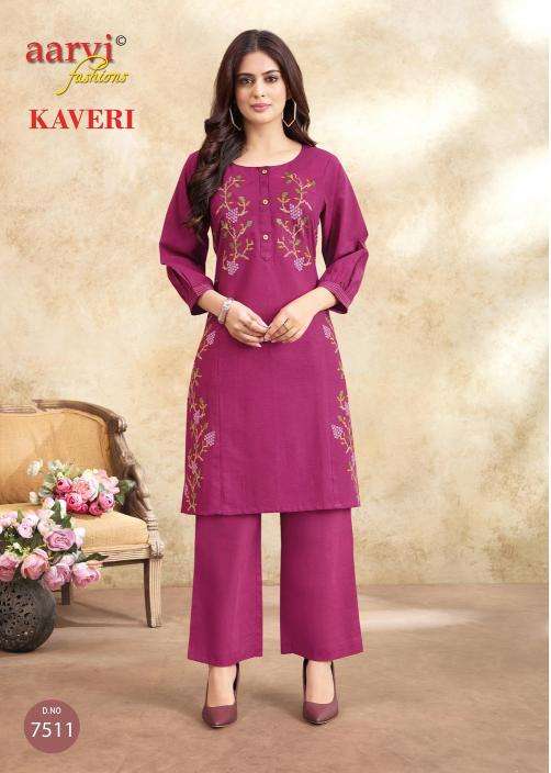 Aarvi kaveri vol-2 coord set wholesale kurti manufacturers in india