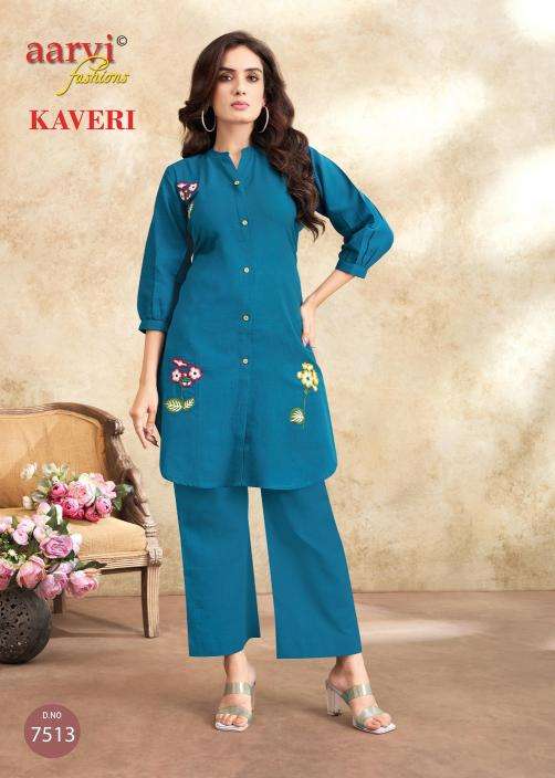 Aarvi kaveri vol-2 coord set wholesale kurti manufacturers in india