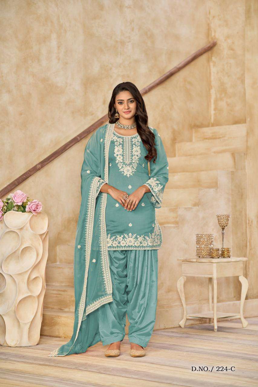 Adhya aanaya vol 224 wholesale salwar suits in bangalore