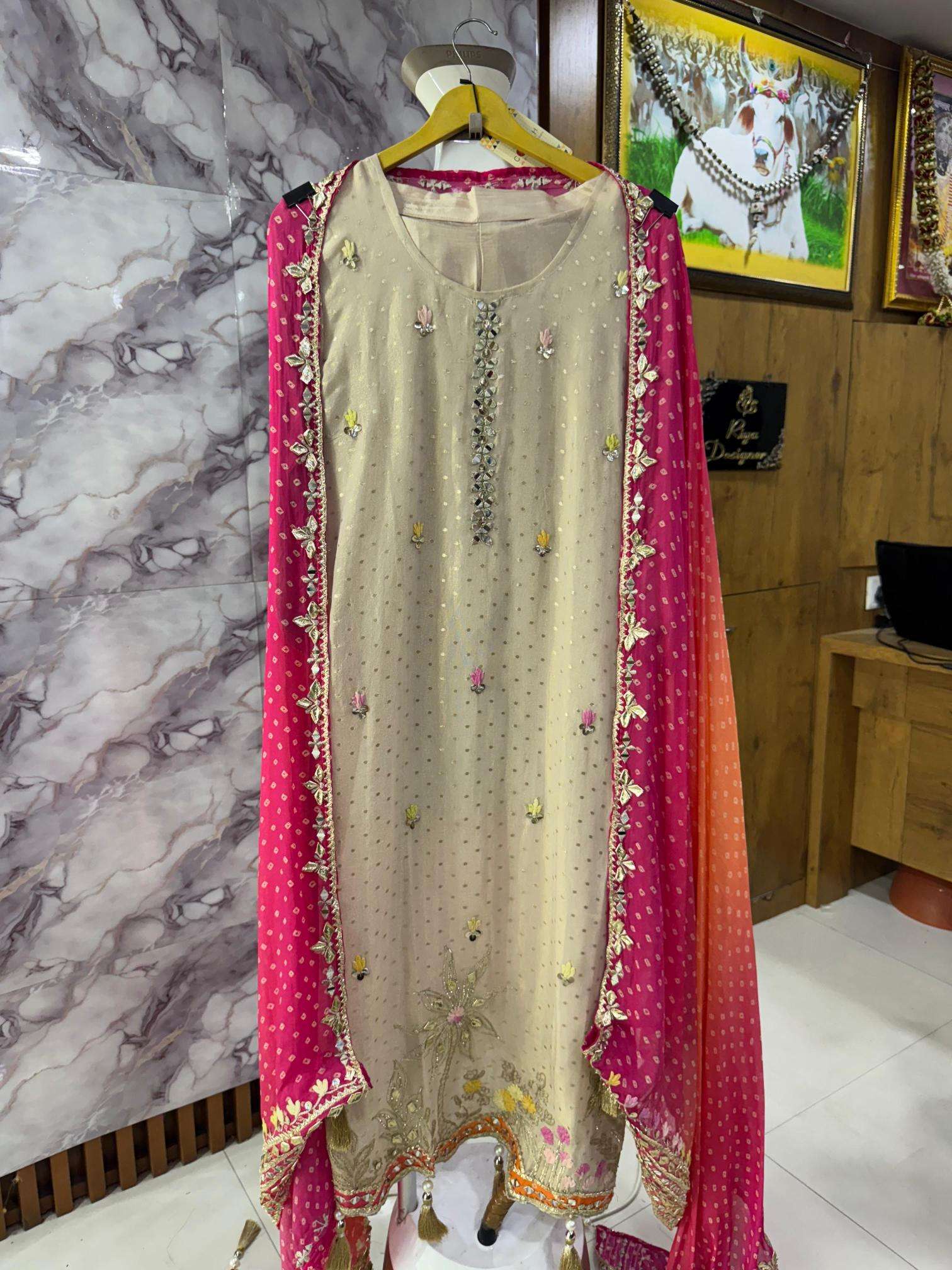 Afsana gota patti  wholesale kurti market in burrabazar kolkata with price