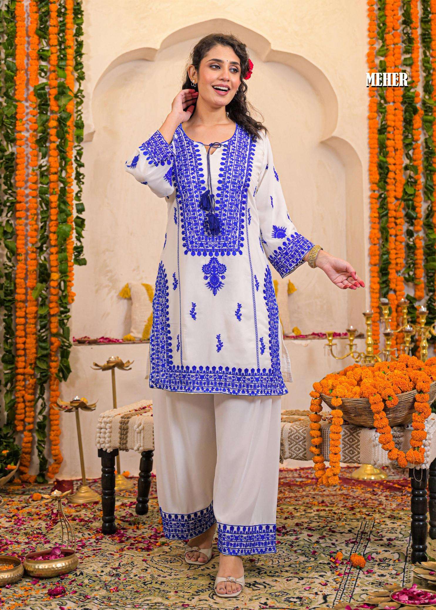 Afsana mehar farsi cheapest wholesale kurti market in india