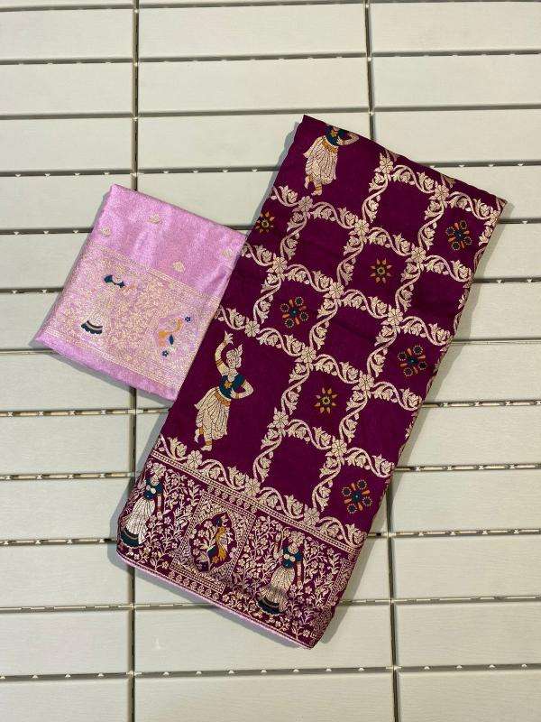 Akshara dola silk wholesale saree market in india