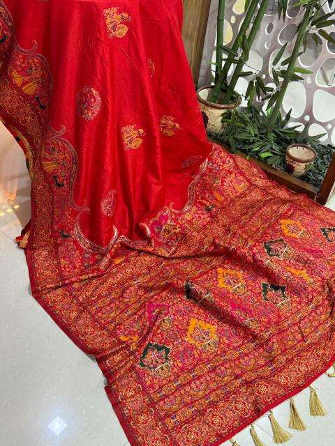 Akshara soft rajwadi pashmina silk wholesale saree manufacturers in india