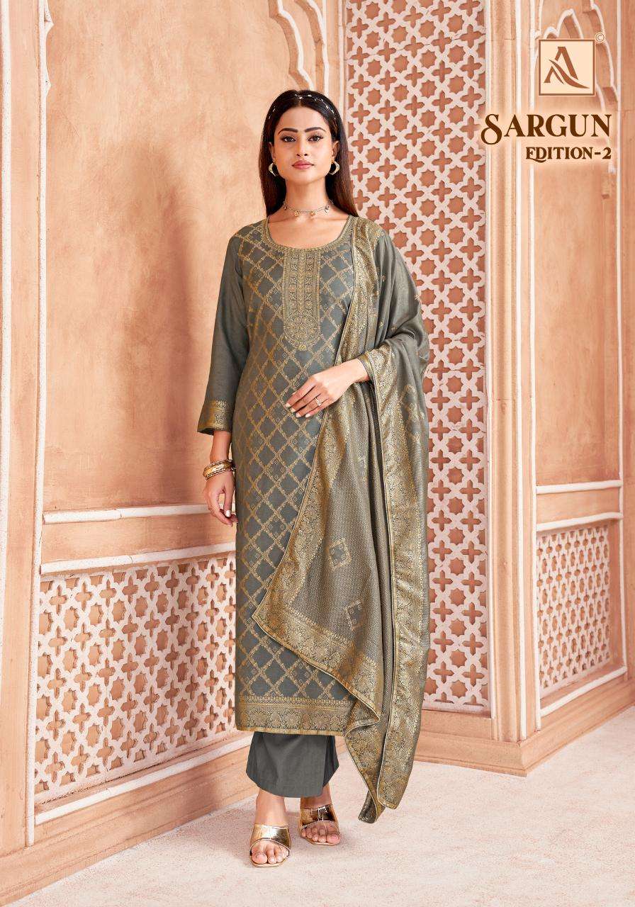 Alok suit sargun 2 Dress materials  hyderabad with price