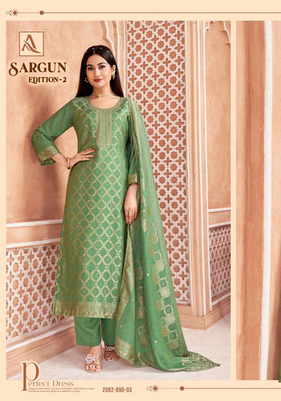 Alok suit sargun 2 Dress materials  hyderabad with price