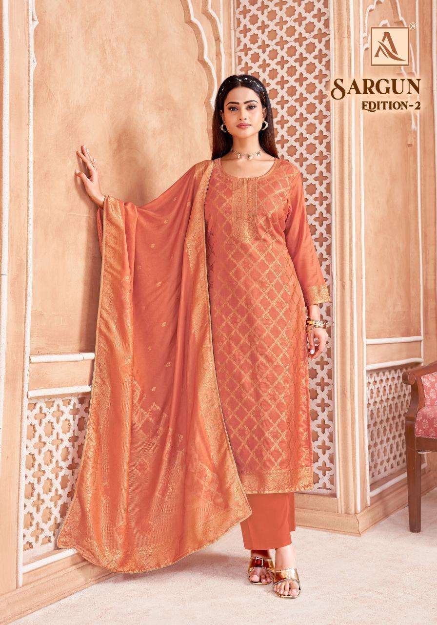 Alok suit sargun 2 Dress materials  hyderabad with price