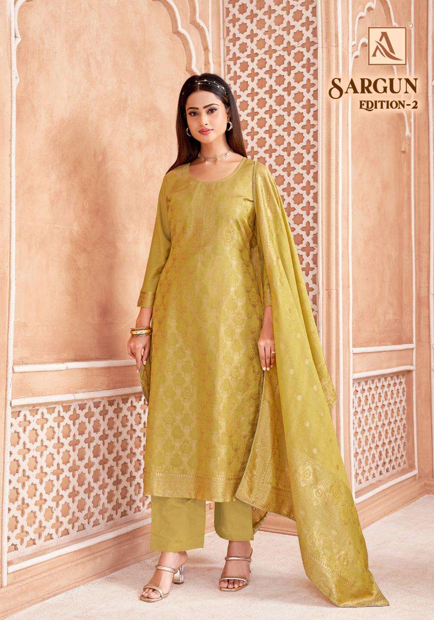 Alok suit sargun 2 Dress materials  hyderabad with price