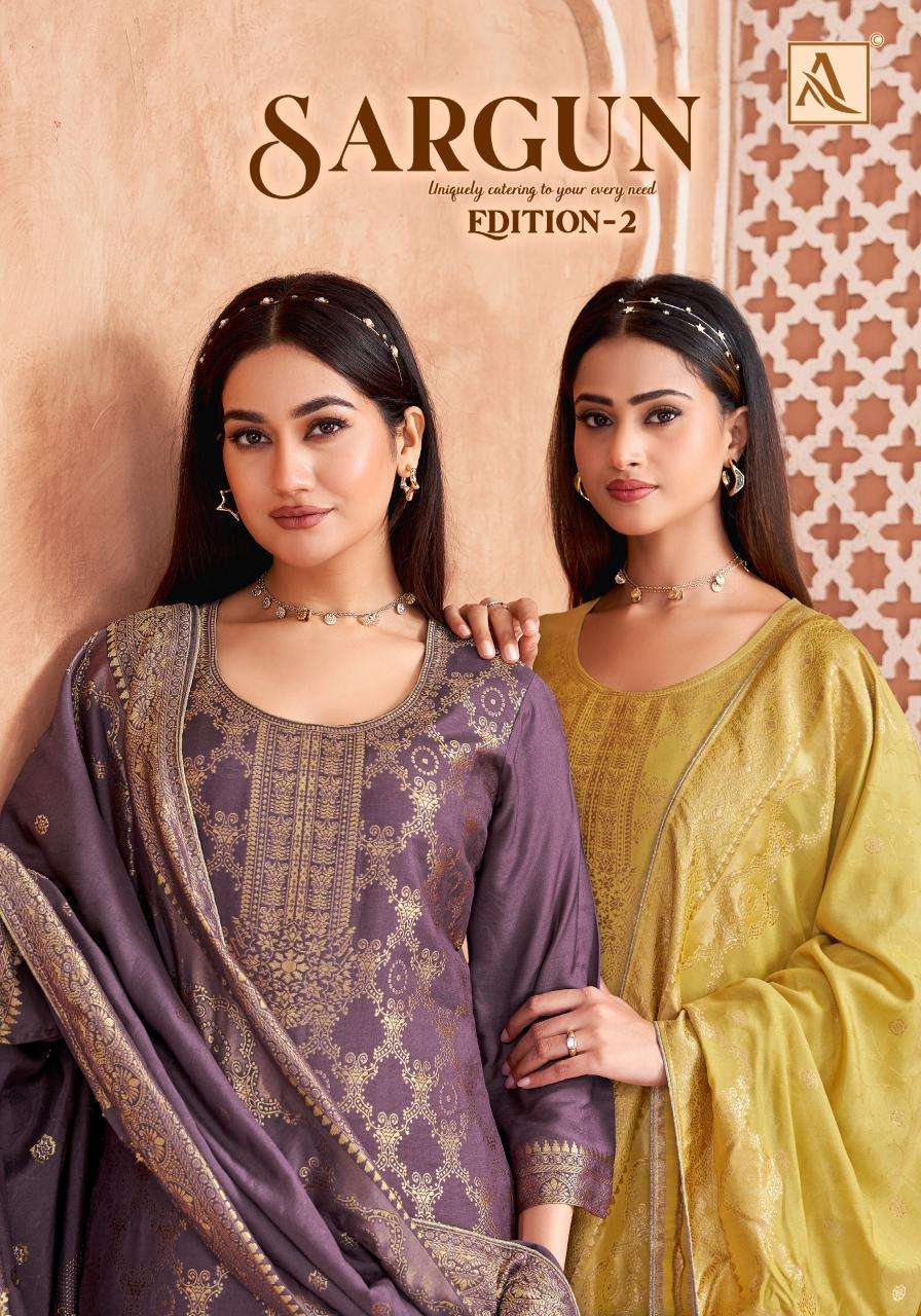 Alok suit sargun 2 Dress materials  hyderabad with price