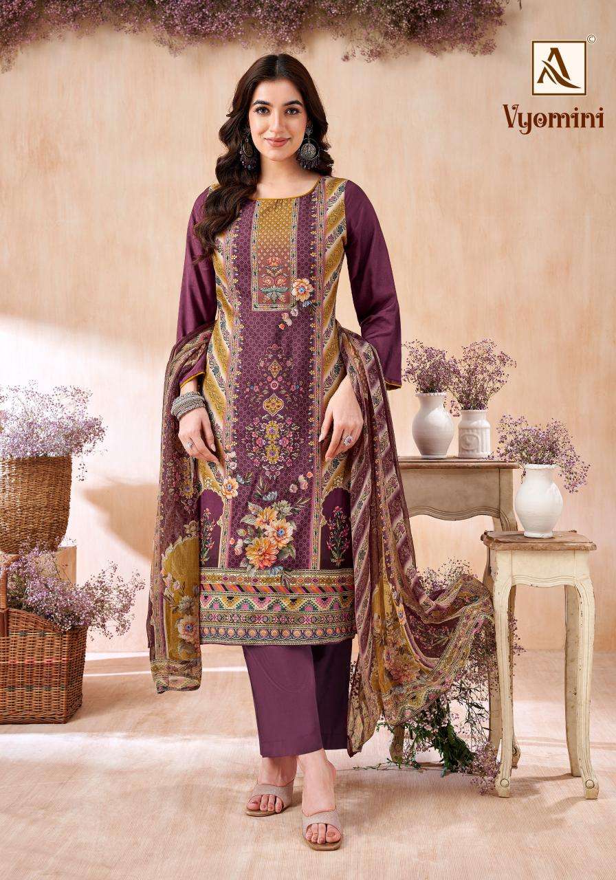 Alok suit vyomini wholesale dress materials in mumbai with price