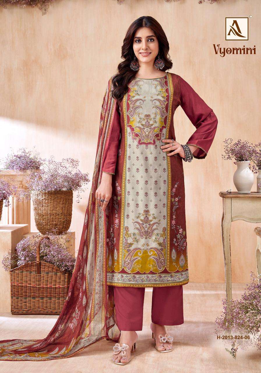 Alok suit vyomini wholesale dress materials in mumbai with price
