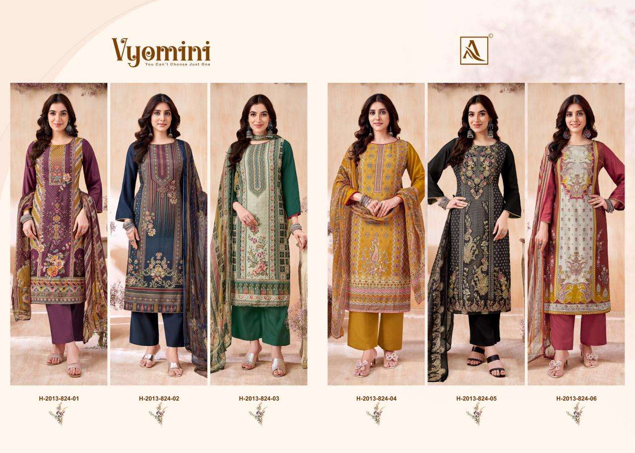 Alok suit vyomini wholesale dress materials in mumbai with price