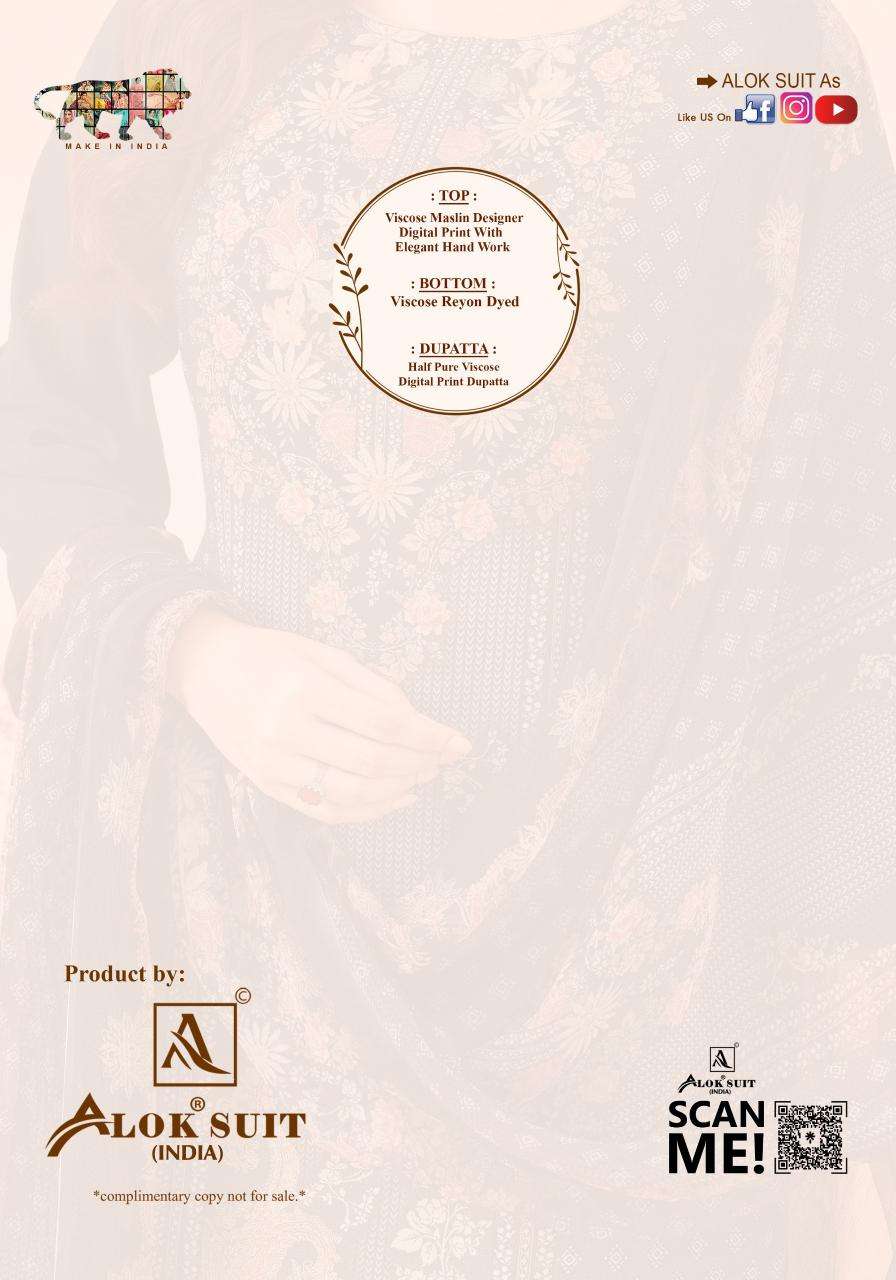 Alok suit vyomini wholesale dress materials in mumbai with price
