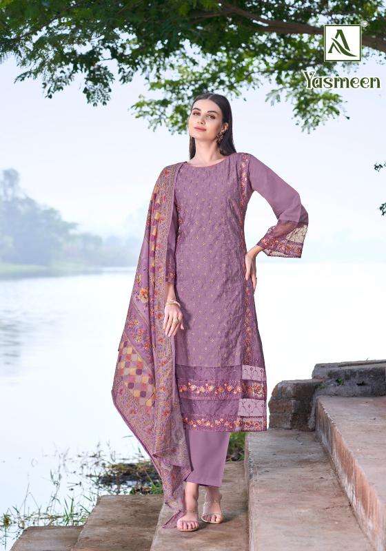 Alok suit yasmeen wholesale dealers for dress materials in delhi
