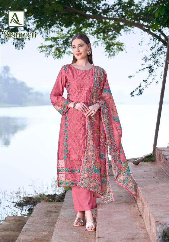Alok suit yasmeen wholesale dealers for dress materials in delhi