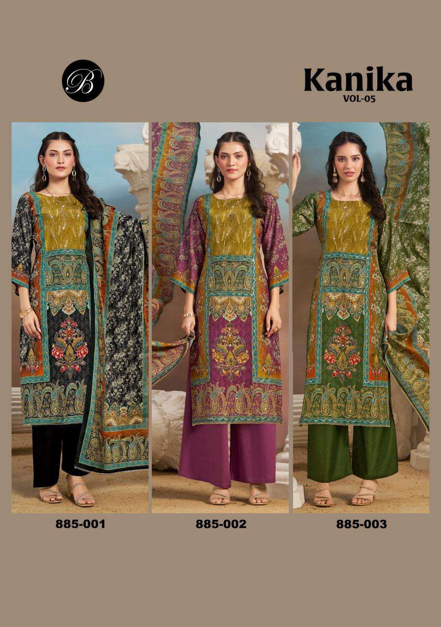 Belliza kanika vol 5 wholesale dress materials in mumbai with price