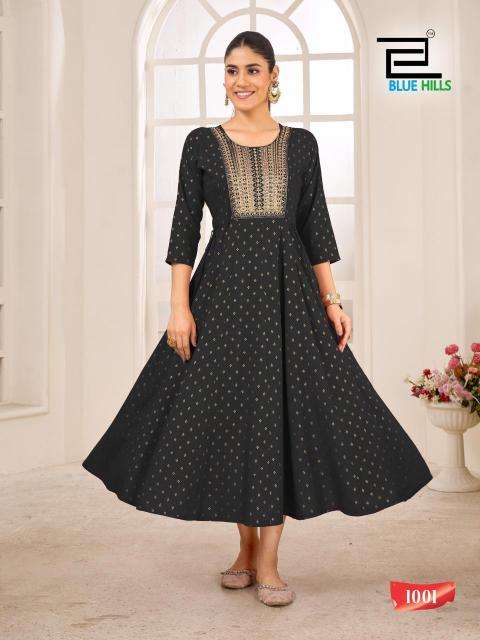 Blue hills golden duck Kurti wholesale suppliers
