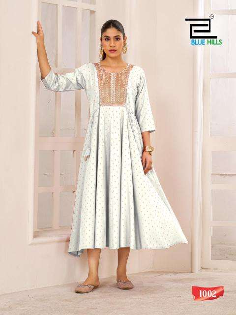 Blue hills golden duck Kurti wholesale suppliers