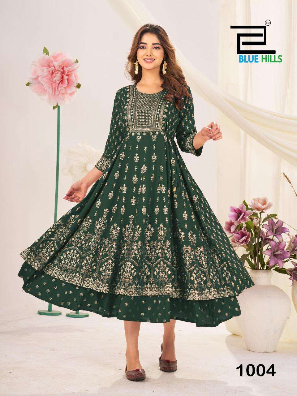 Blue hills jyotika kurti wholesale surat