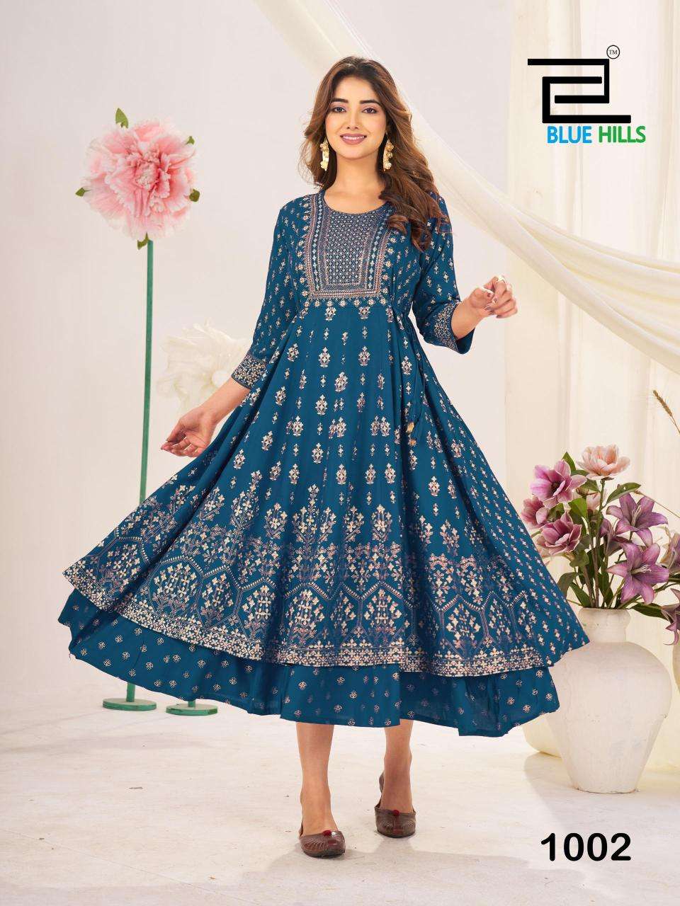 Blue hills jyotika kurti wholesale surat