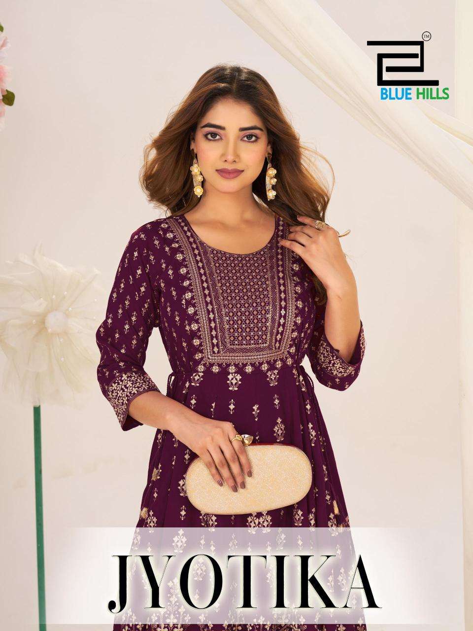 Blue hills jyotika kurti wholesale surat