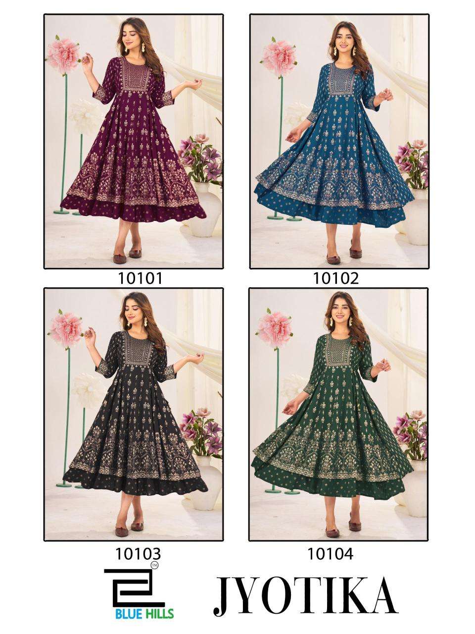 Blue hills jyotika kurti wholesale surat