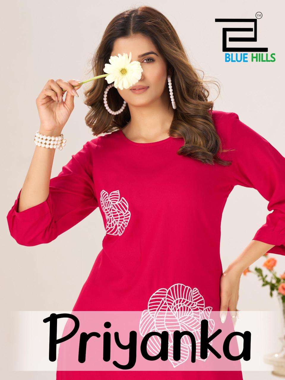 Blue hills priyanka wholesale kurti sets in hyderabad