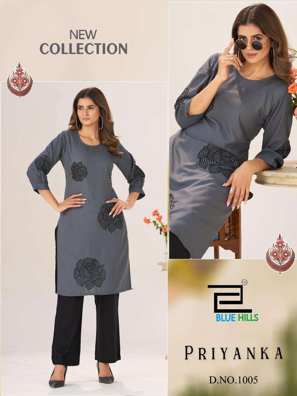 Blue hills priyanka wholesale kurti sets in hyderabad