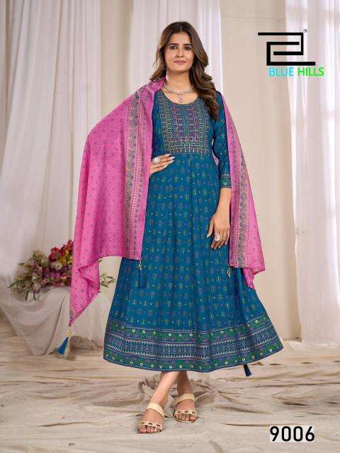 Blue hills ritu special vol 9 indian kurti wholesale in uk