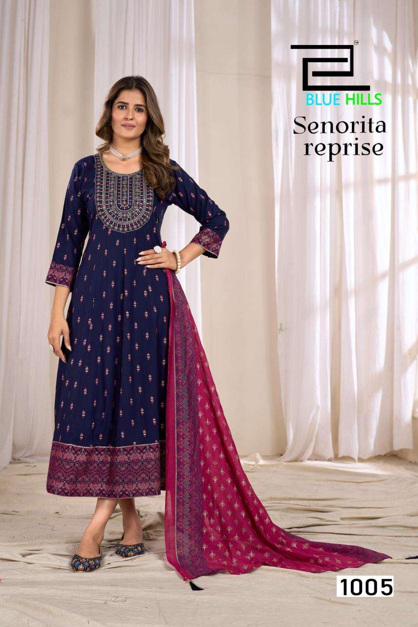 Blue hills senorita reprise wholesale kurti market in gandhi nagar delhi