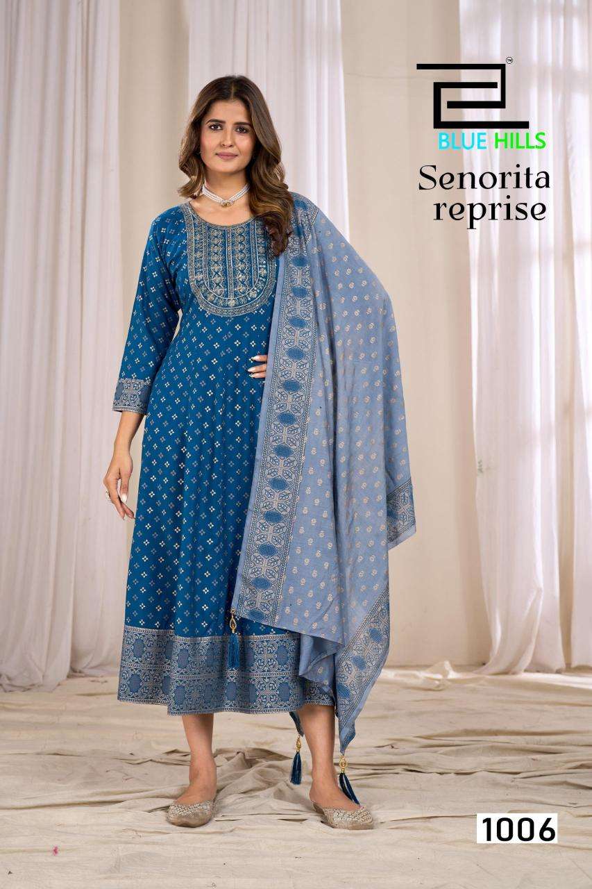 Blue hills senorita reprise wholesale kurti market in gandhi nagar delhi