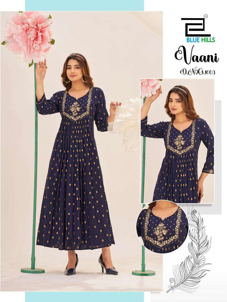 Blue hills vaani wholesale kurti manufacturers in mumbai