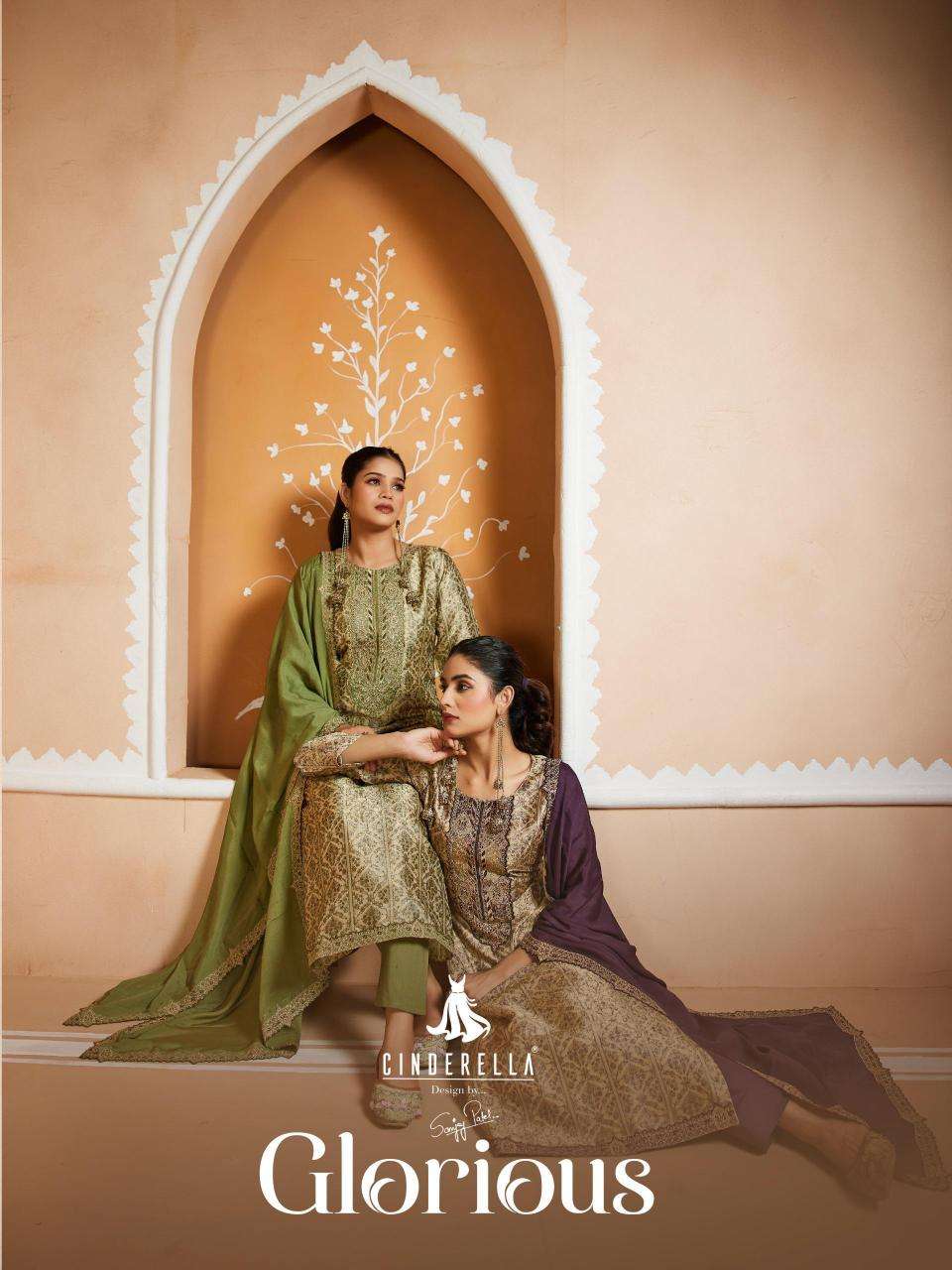 cindrella glorious dress material wholesale shop in mumbai
