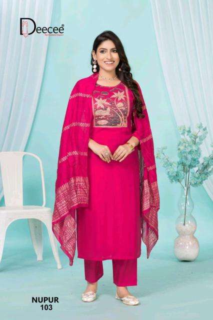 Deecee nupur wholesale ladies suits manufacturers in india