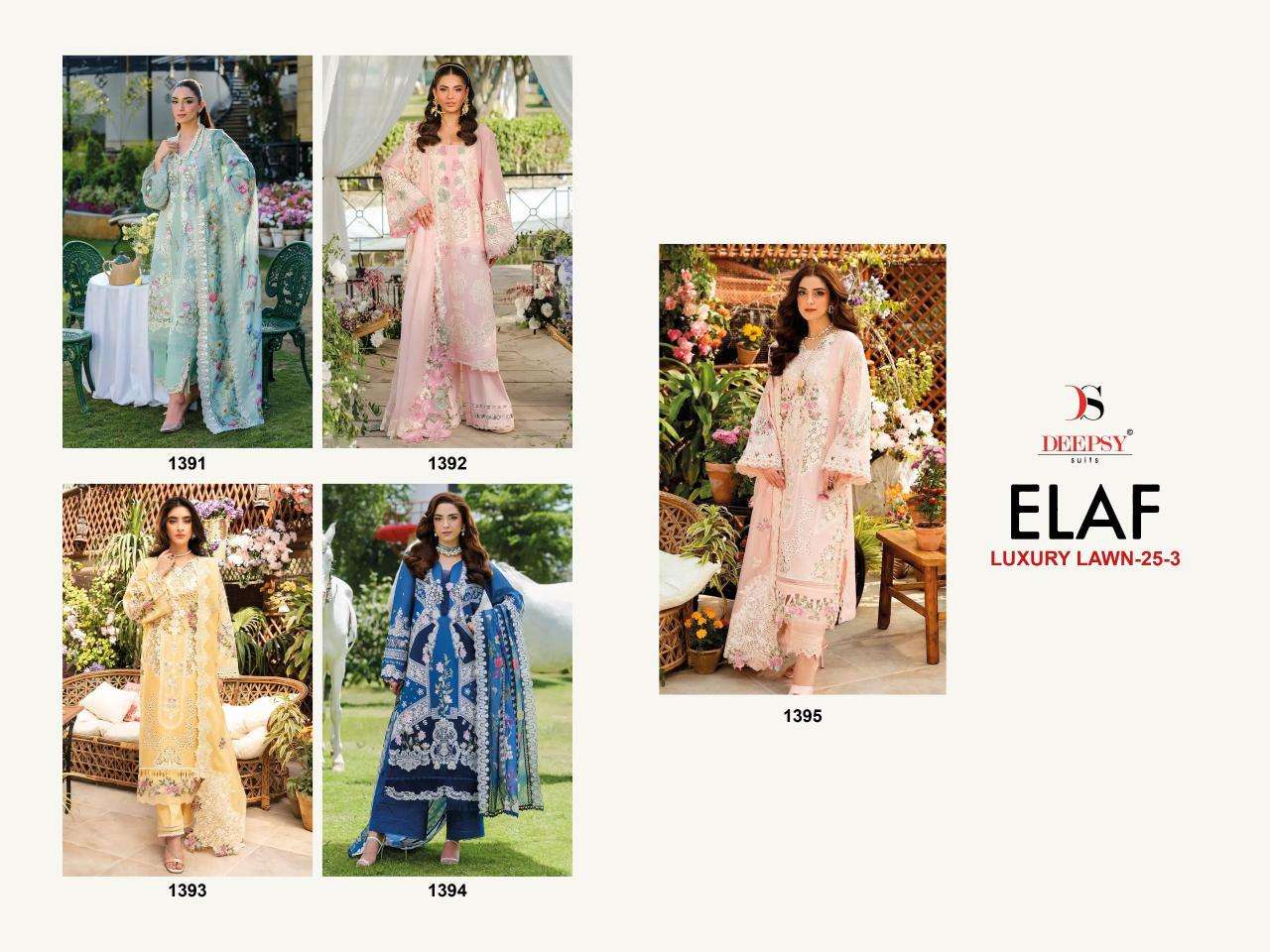 Deepsy suits elaf lawn 25-3 pakistani suits wholesale market in mumbai