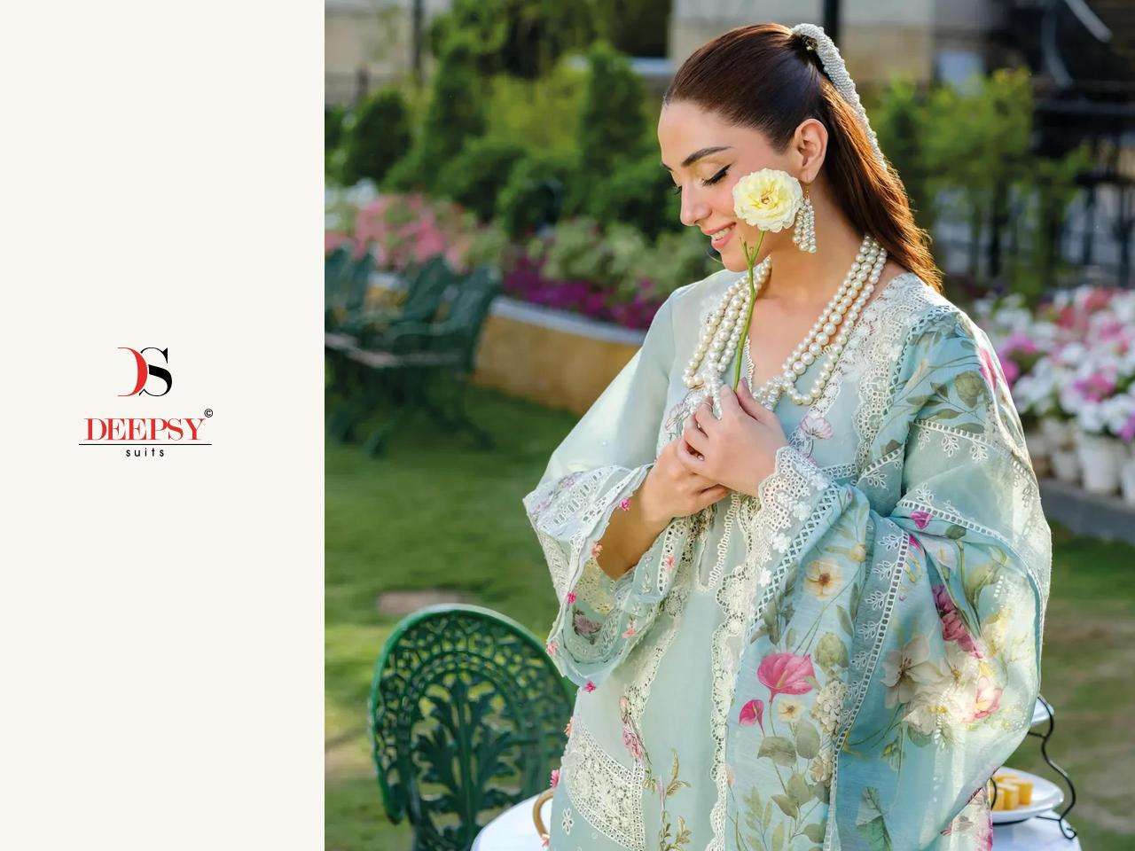 Deepsy suits elaf lawn 25-3 pakistani suits wholesale market in mumbai