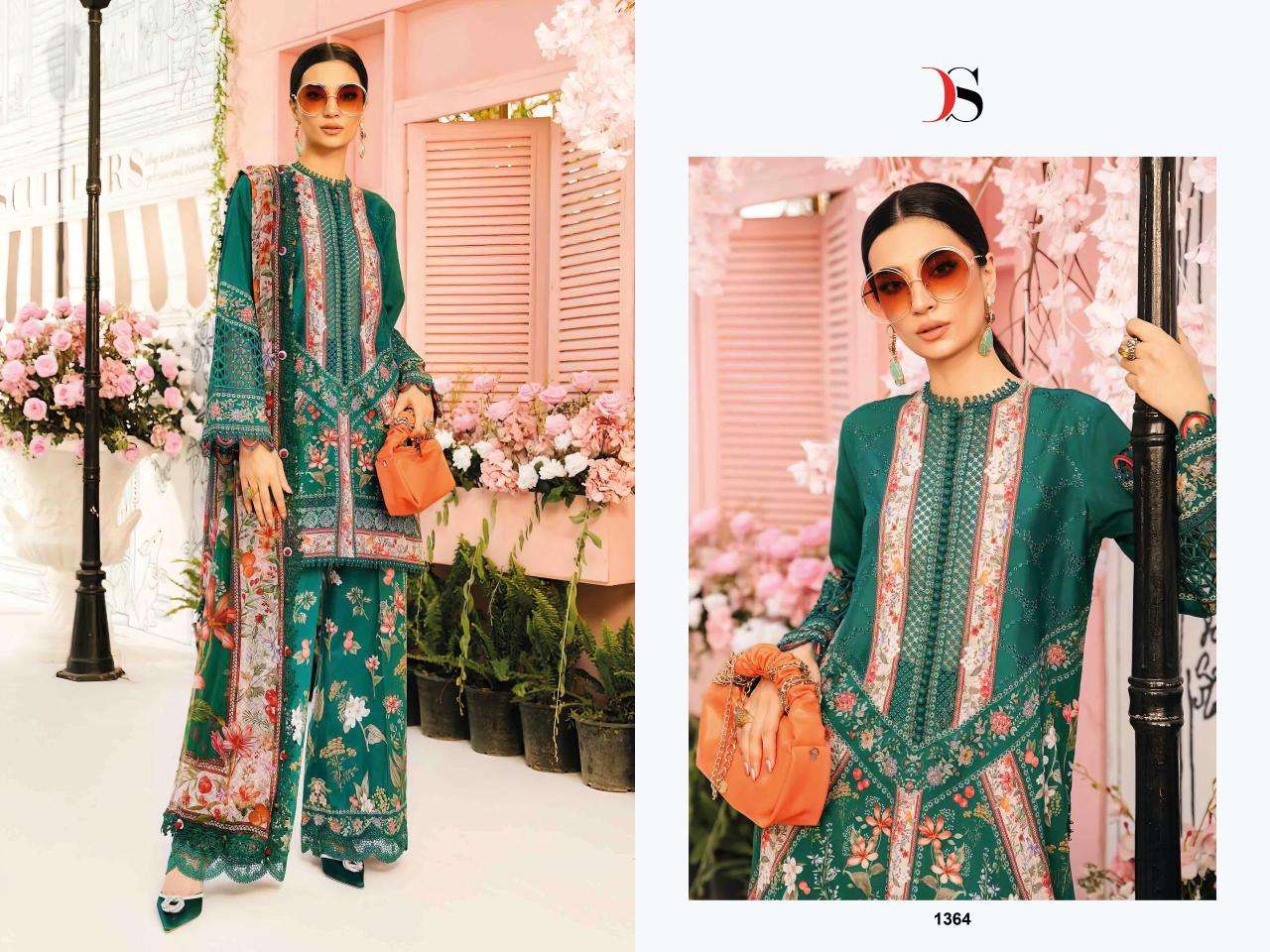 Deepsy suits maria b.mprint 25-3 wholesale salwar kameez catalogue with price in india